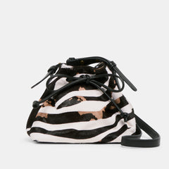 RANDI CROSSBODY ZEBRA CALF HAIR
