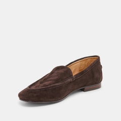 MATTIE LOAFERS DK BROWN SUEDE
