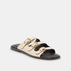FIN SANDALS BONE LEATHER