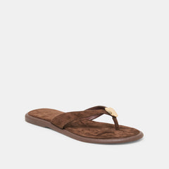 JAINA SANDALS DK BROWN SUEDE