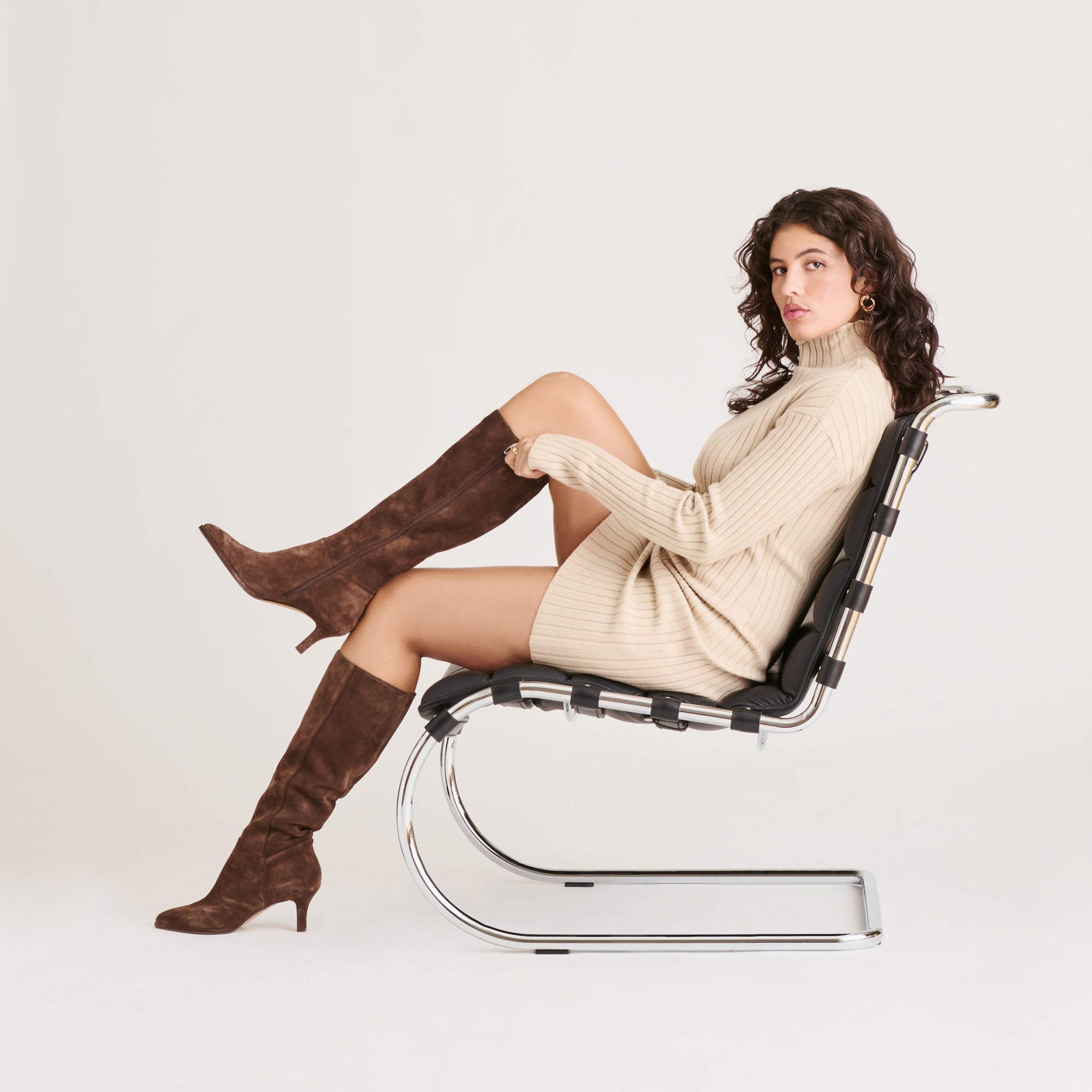 ALDY BOOTS DK BROWN SUEDE