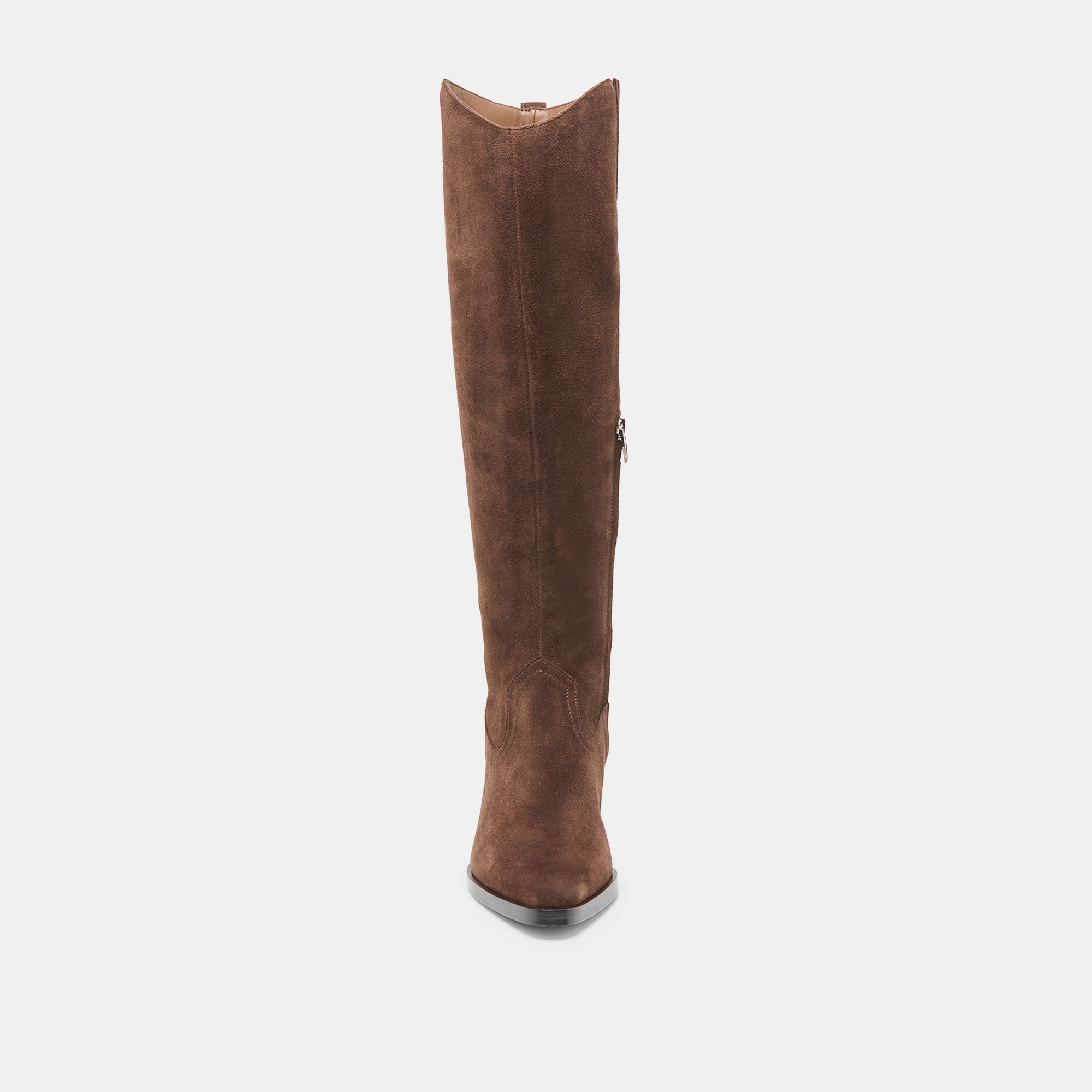 VIRONA H2O EXTRA WIDE CALF BOOTS DK BROWN SUEDE
