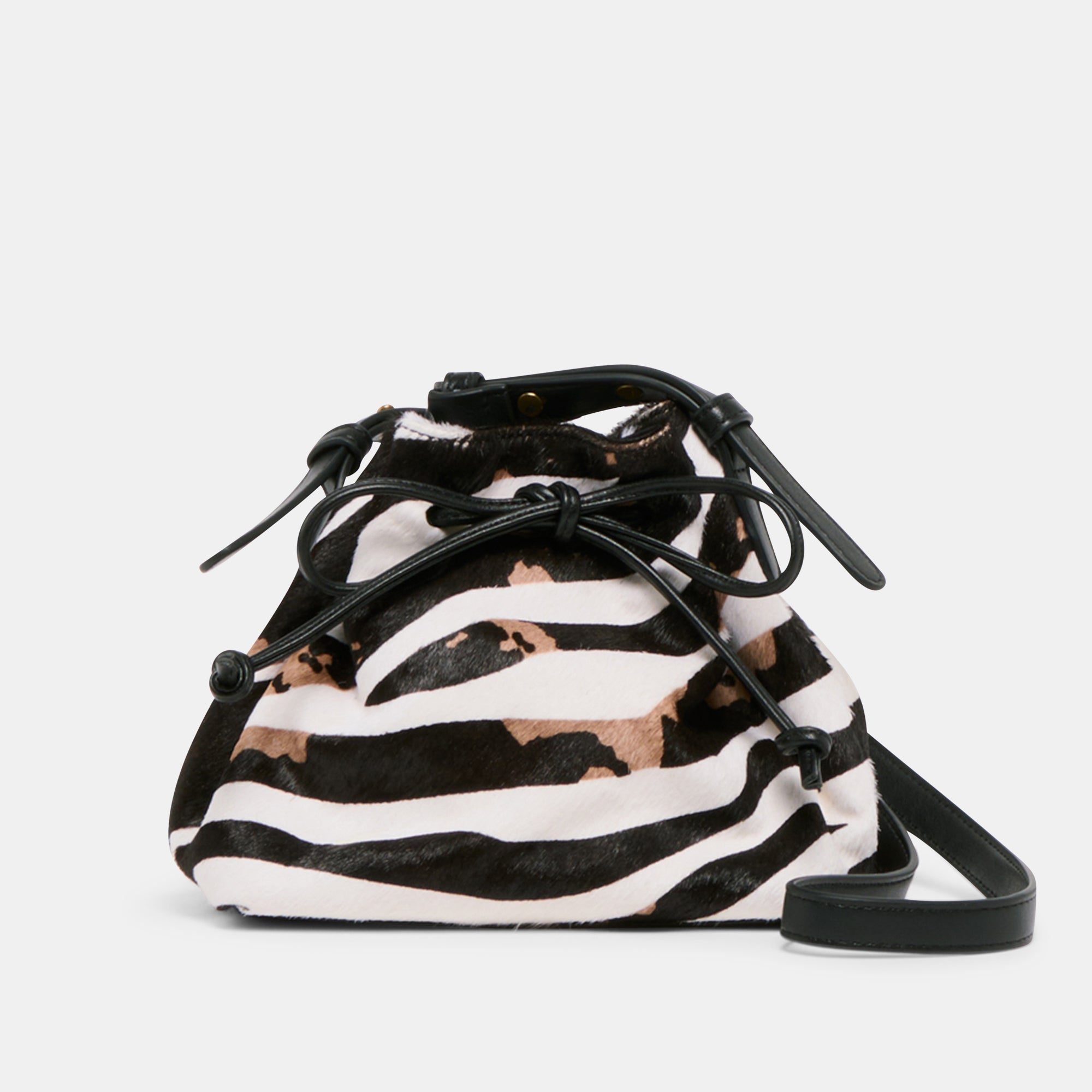 RANDI CROSSBODY ZEBRA CALF HAIR