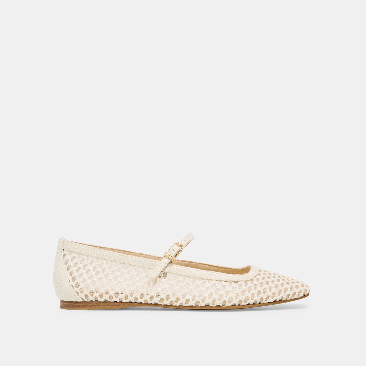 REYES BALLET FLATS WHITE WOVEN RAFFIA