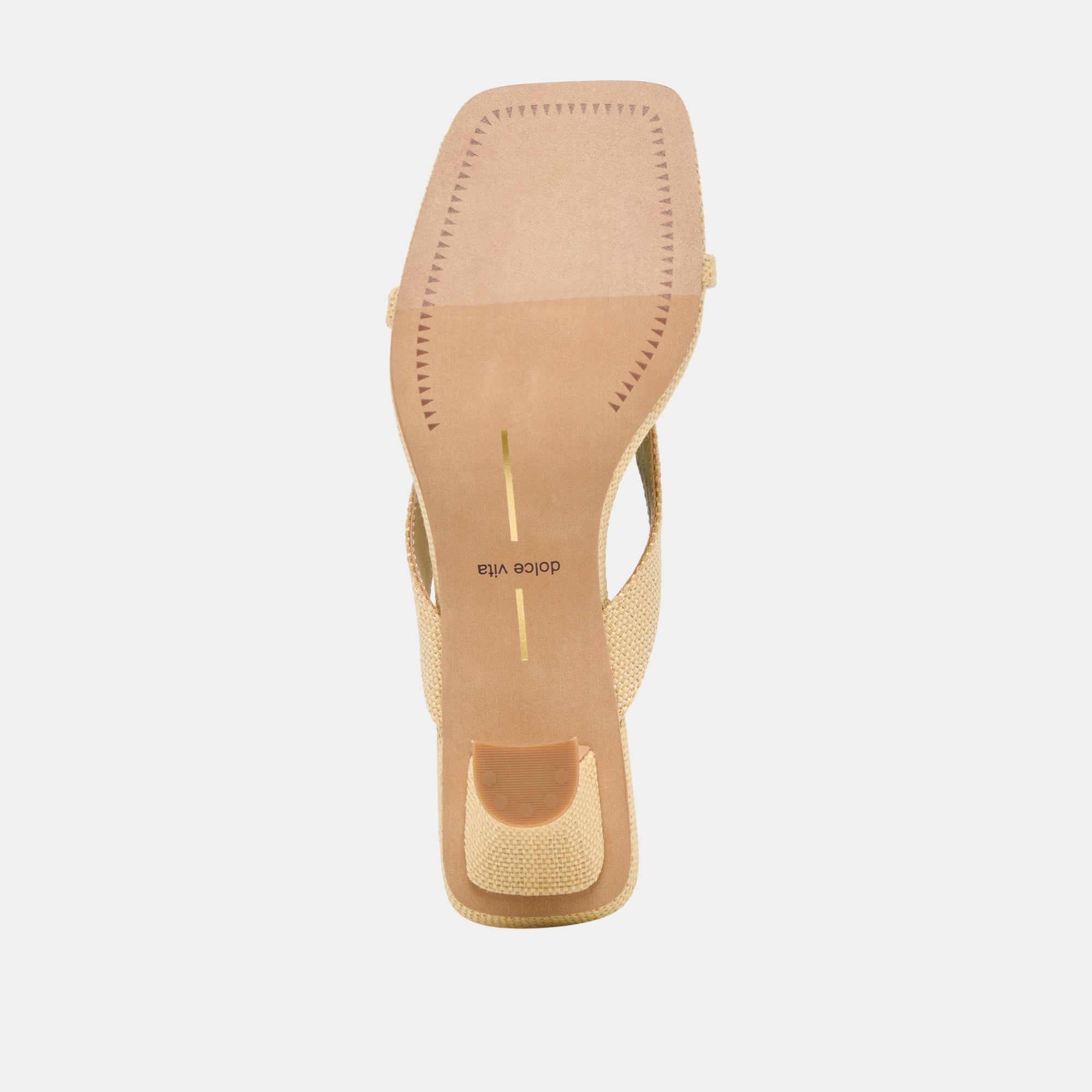 BREVEL HEELS NATURAL RAFFIA