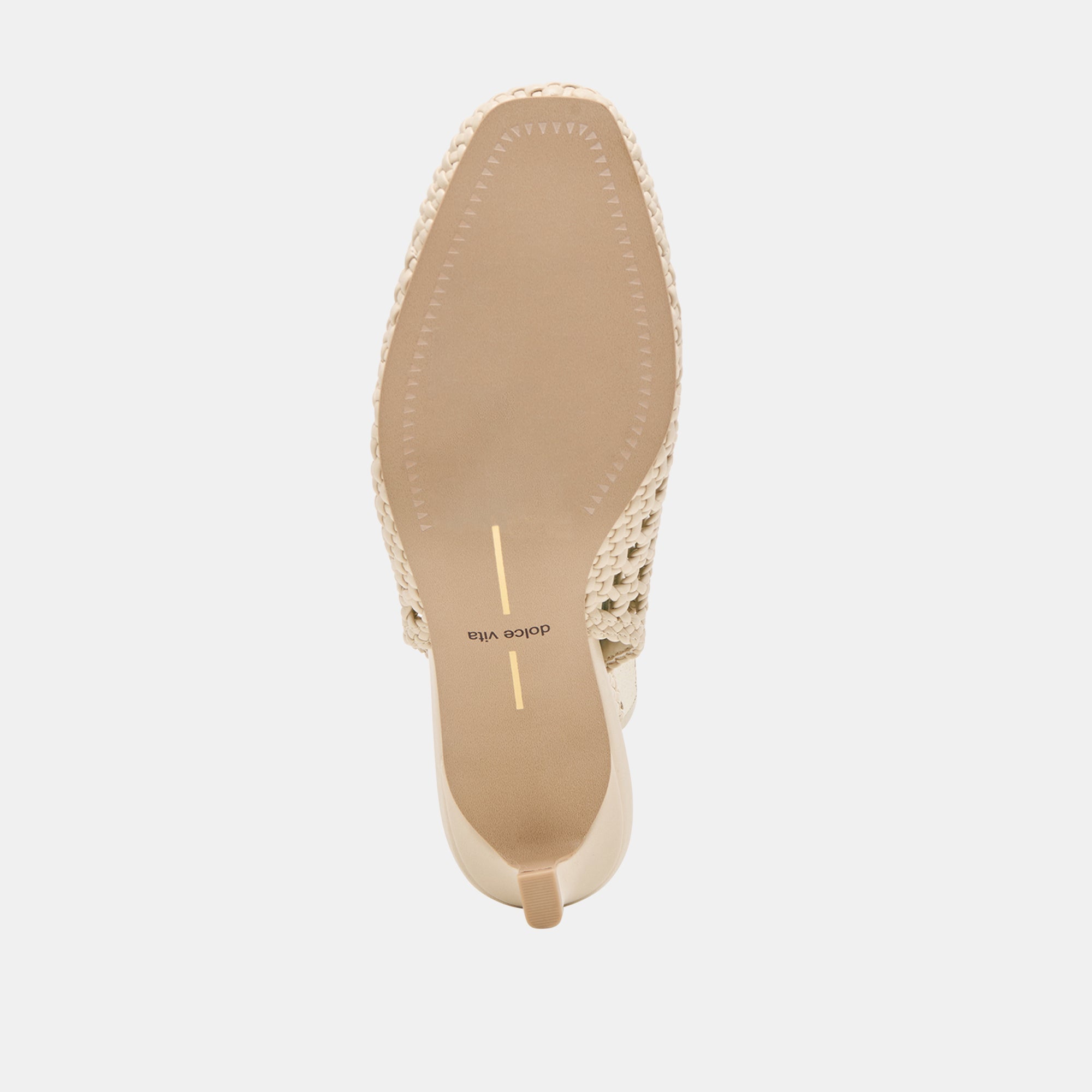 FAWNE HEELS CREME WOVEN STELLA