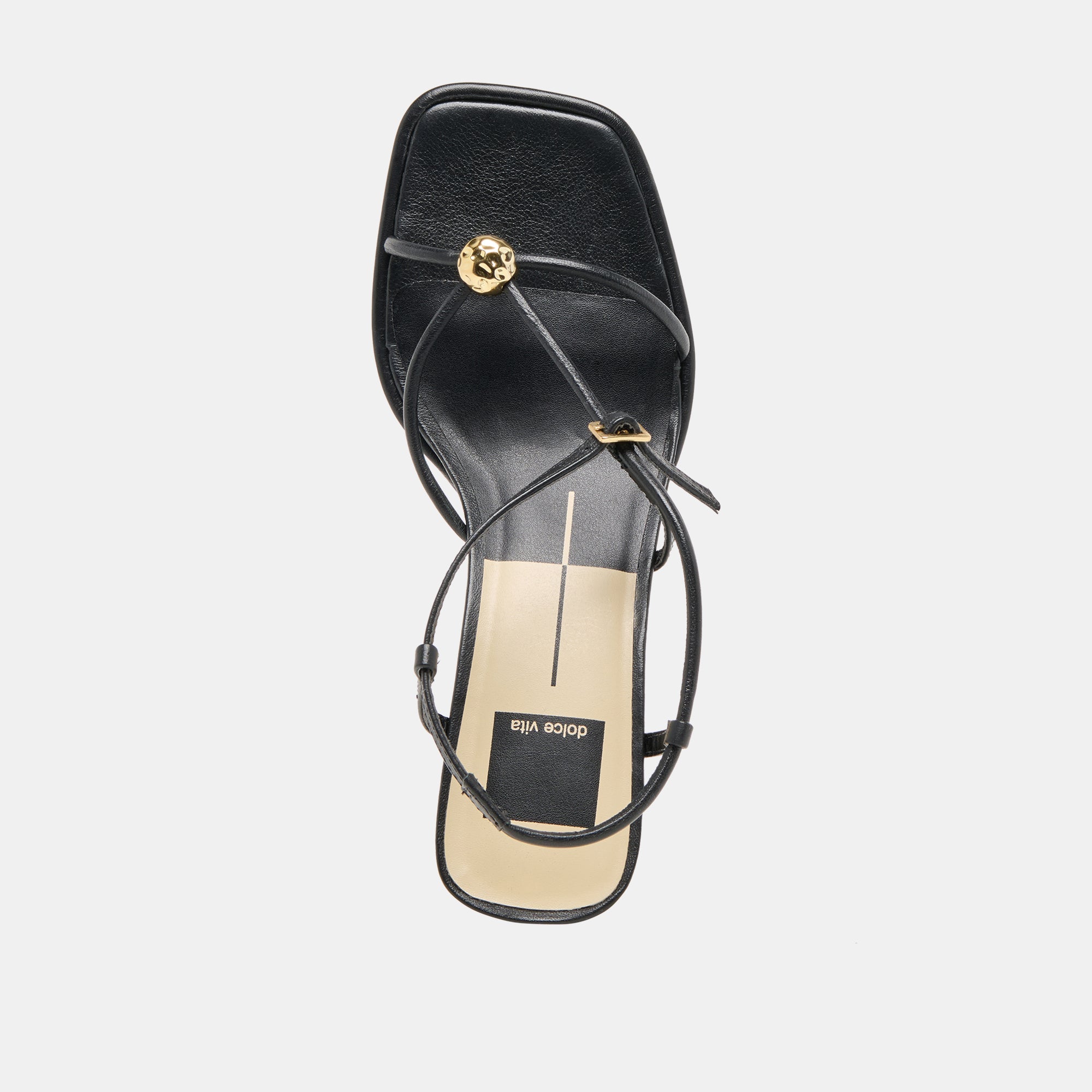 MYLEE HEELS BLACK LEATHER