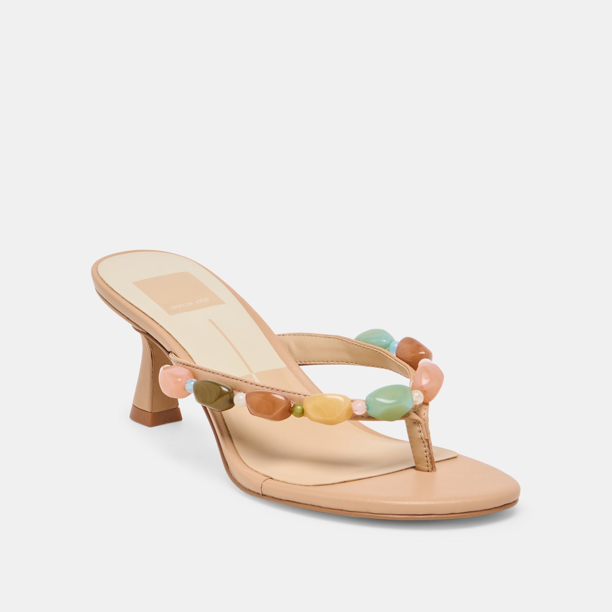 DAKSIE HEELS CAFE LEATHER