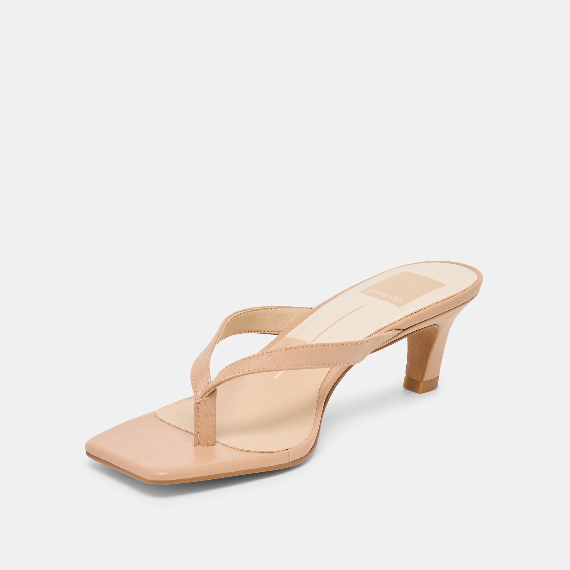 RAMIA HEELS CAFE LEATHER