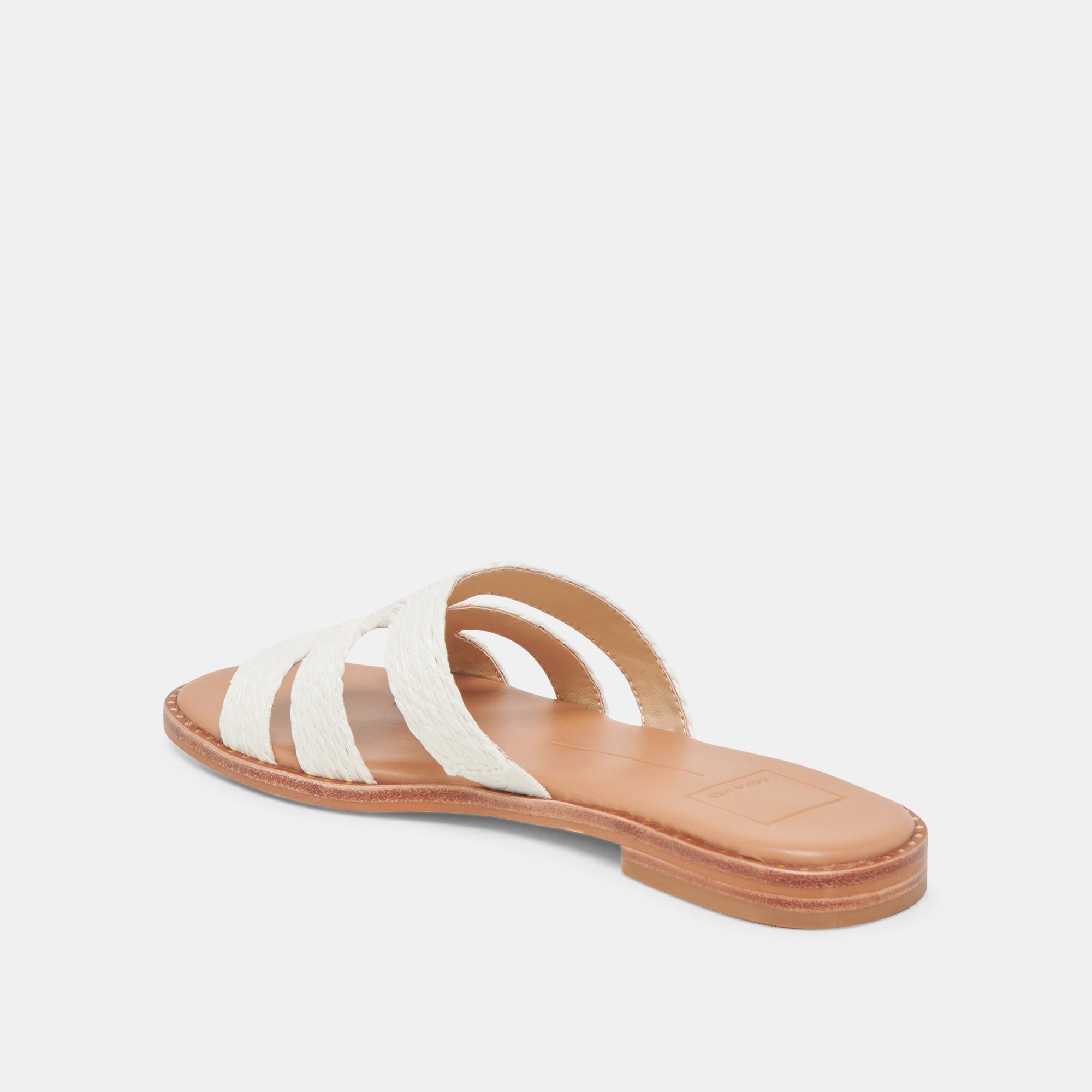 EMON SANDALS WHITE RAFFIA