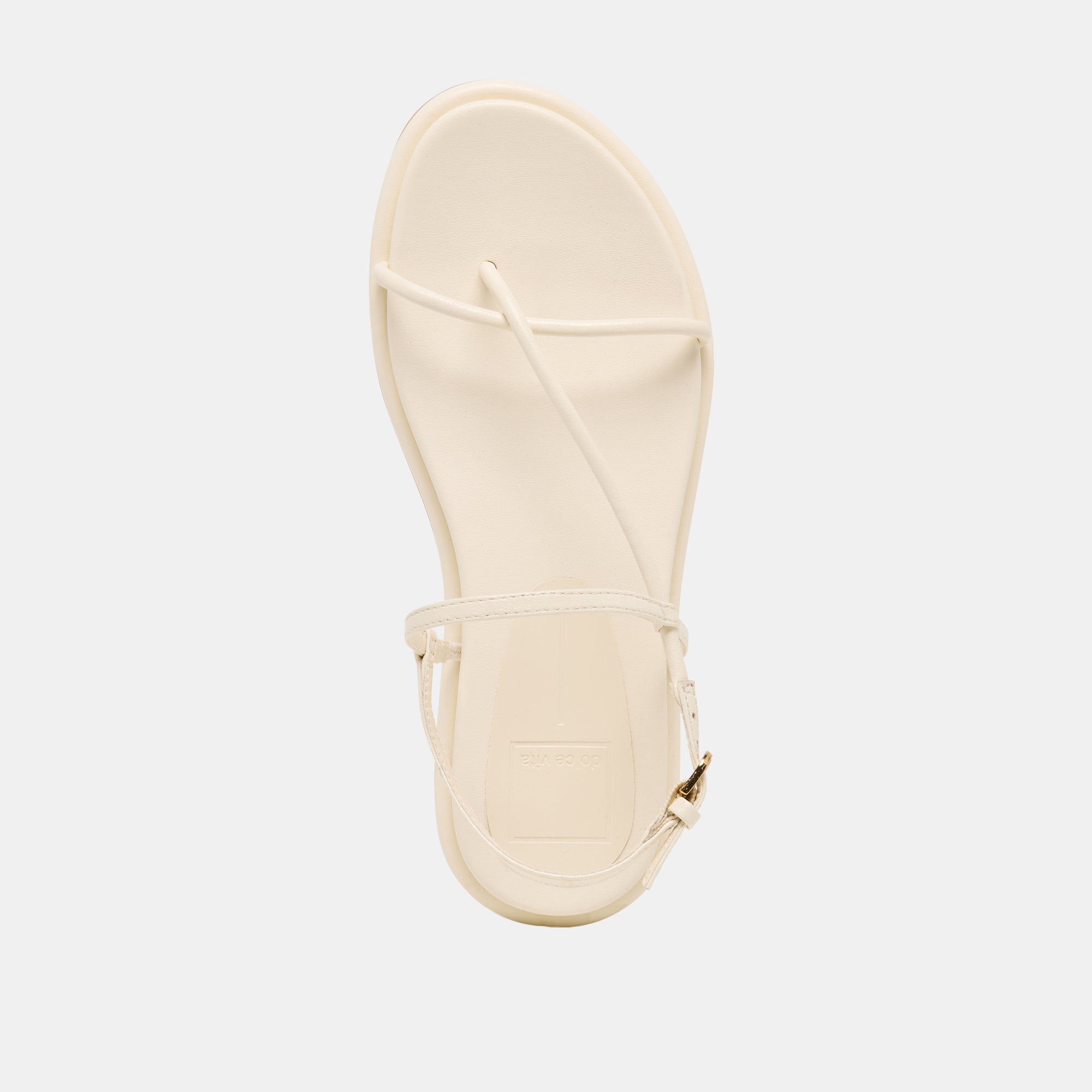 DOM SANDALS OFF WHITE LEATHER