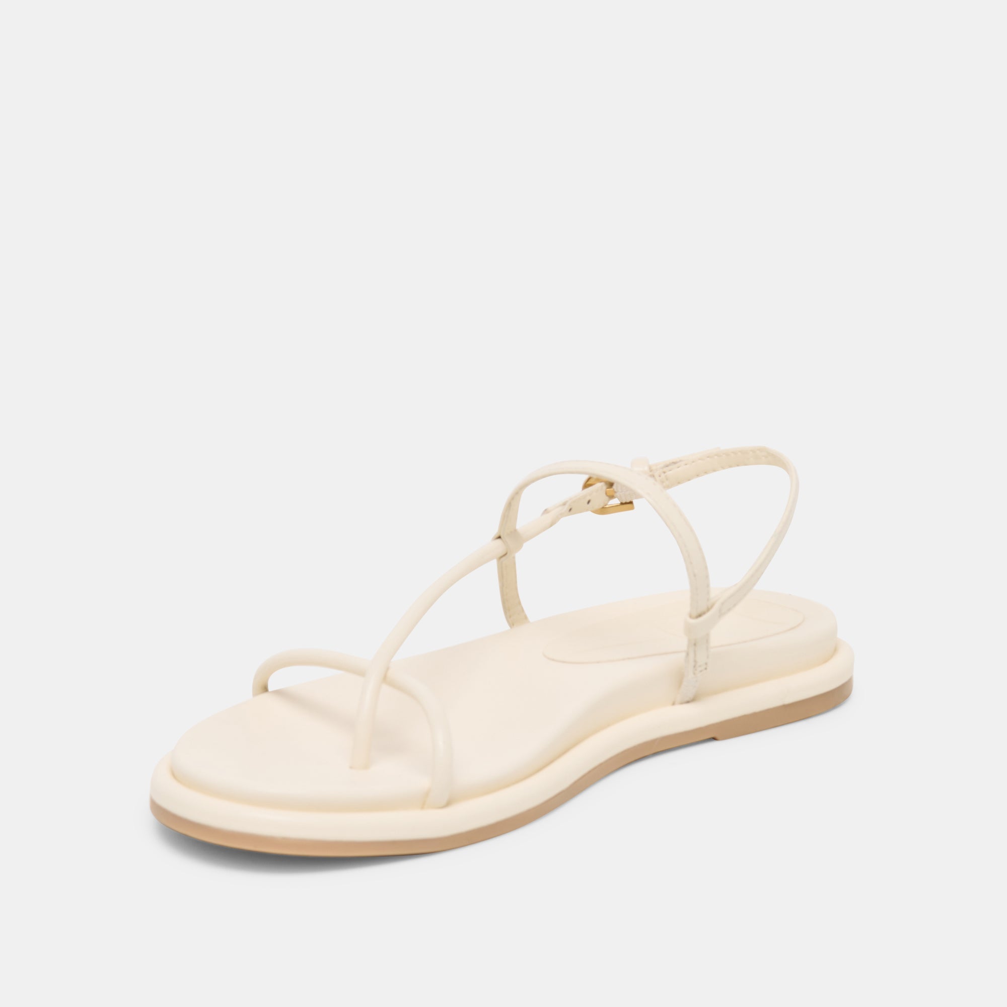 DOM SANDALS OFF WHITE LEATHER