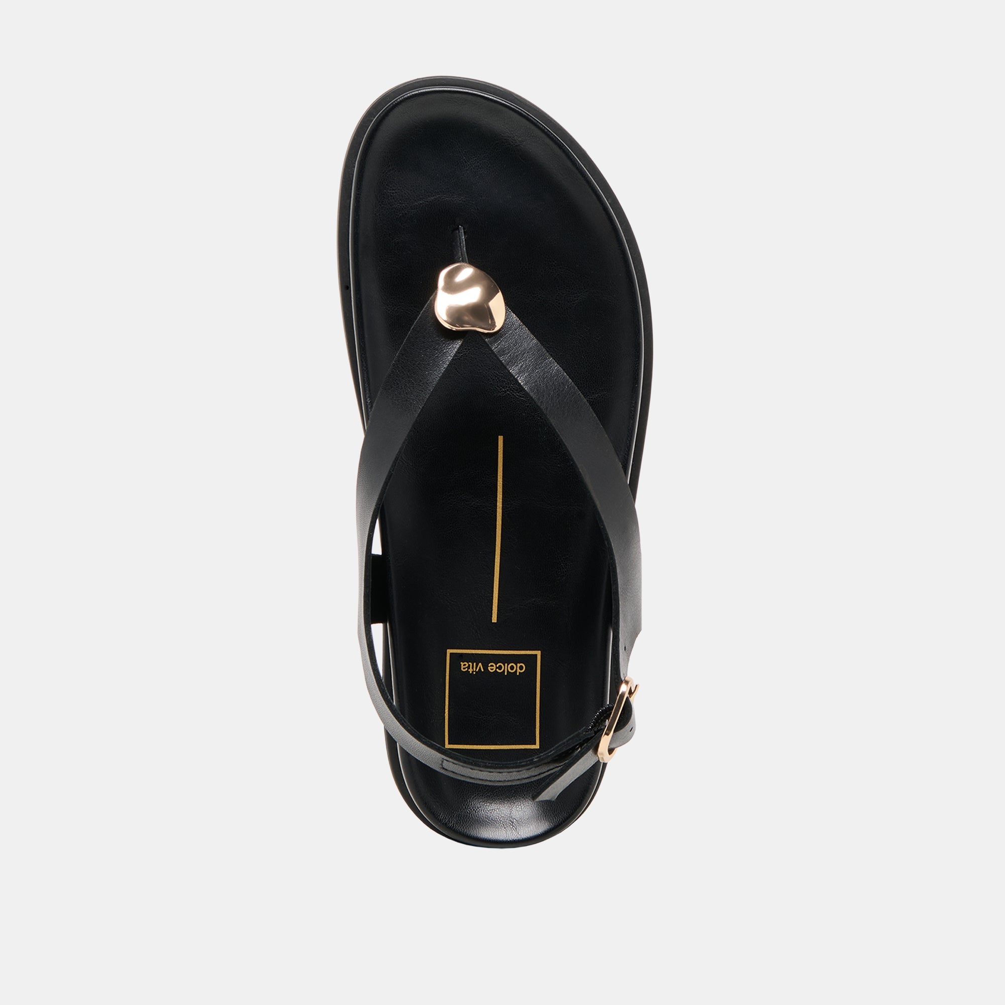 JONY SANDALS BLACK LEATHER