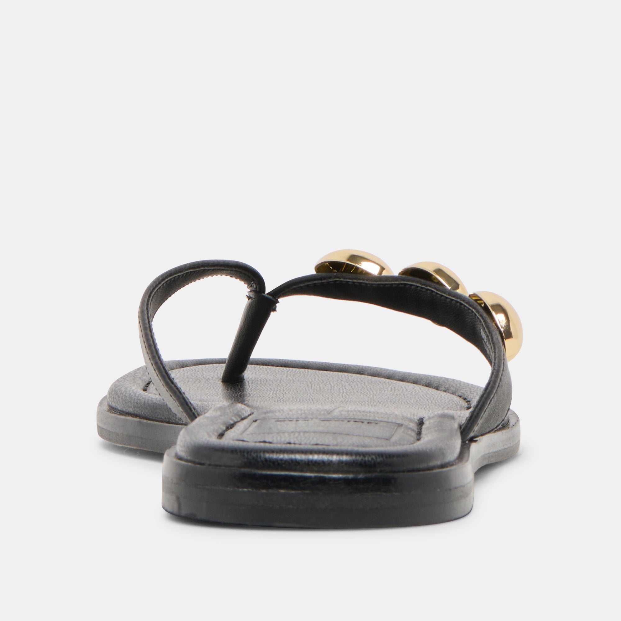 JUNY SANDALS BLACK LEATHER