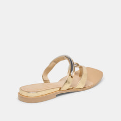 TARINA SANDALS GOLD LEATHER